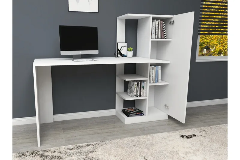 Klul Skrivbord 120 cm - Vit - Möbler - Bord & matgrupp - Kontorsbord - Skrivbord