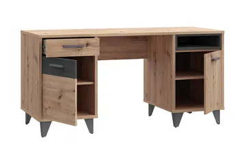 Kocherinovo Skrivbord 150 cm - Brun/Grå - Möbler - Bord & matgrupp - Kontorsbord - Skrivbord