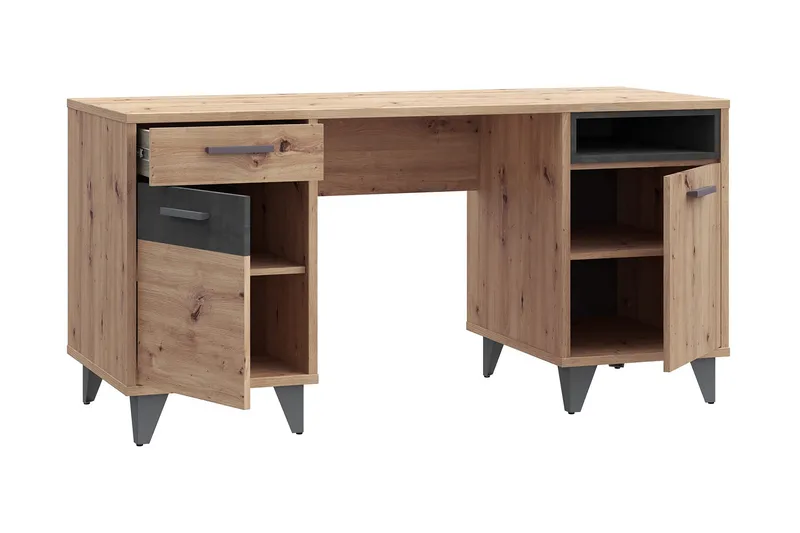 Kocherinovo Skrivbord 150 cm - Brun/Grå - Möbler - Bord & matgrupp - Kontorsbord - Skrivbord