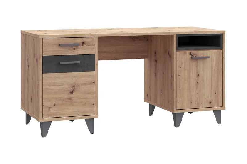 Kocherinovo Skrivbord 150 cm - Brun/Grå - Möbler - Bord & matgrupp - Kontorsbord - Skrivbord