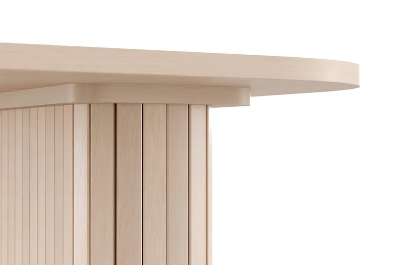 Kopparbo Skrivbord 100 cm Vitlaserad Ek - Ljust vitlaserat ekträ - Möbler - Bord & matgrupp - Kontorsbord - Skrivbord