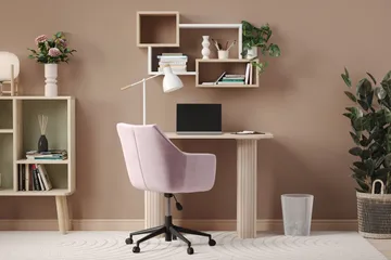 Kopparbo Skrivbord 100 cm Vitlaserad Ek - Ljust vitlaserat ekträ - Möbler - Bord & matgrupp - Kontorsbord - Skrivbord