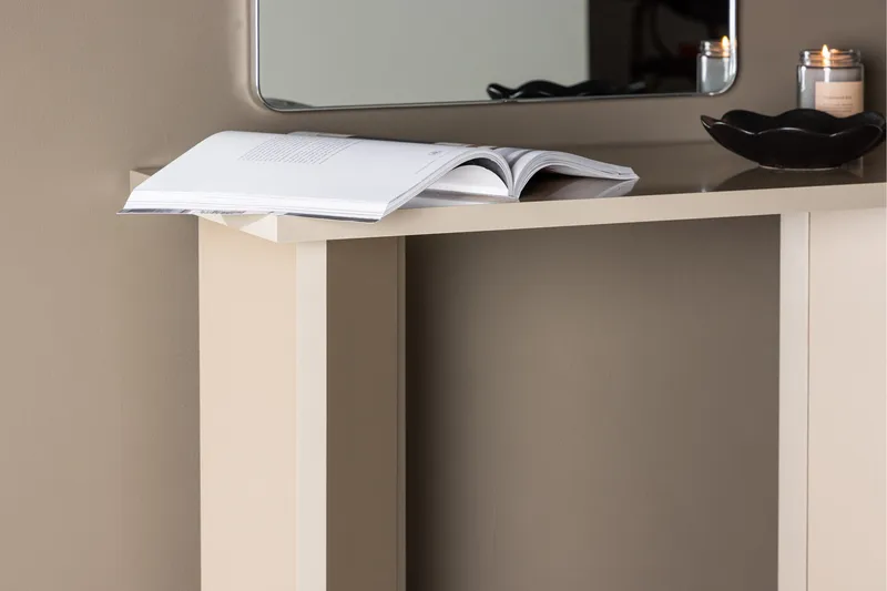 Kristansund Skrivbord 90x42 cm Beige - Venture Home - Möbler - Bord & matgrupp - Kontorsbord - Skrivbord