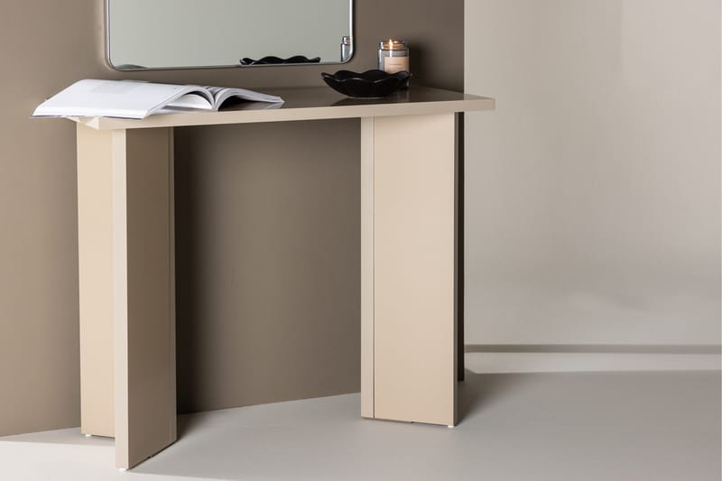 Kristansund Skrivbord 90x42 cm Beige - Venture Home - Möbler - Bord & matgrupp - Kontorsbord - Skrivbord
