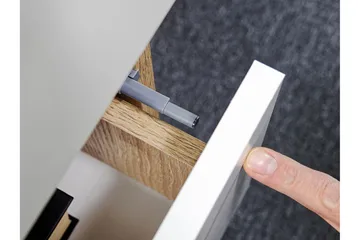 Kubana Skrivbord 130 cm med Förvaring Lådor - Grå/Vit - Möbler - Bord & matgrupp - Kontorsbord - Skrivbord