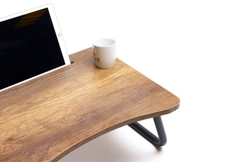 Laptopställ Parupe 60 cm - Valnötsbrun/Svart - Möbler - Bord & matgrupp - Kontorsbord - Skrivbord