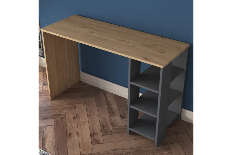 Makrud Skrivbord 120 cm - Valnöt/Antracit - Möbler - Bord & matgrupp - Kontorsbord - Skrivbord