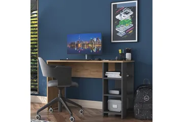 Makrud Skrivbord 120 cm - Valnöt/Antracit - Möbler - Bord & matgrupp - Kontorsbord - Skrivbord