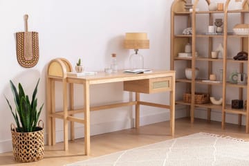 Makwana Skrivbord 130 cm - Natural - Möbler - Bord & matgrupp - Kontorsbord - Skrivbord