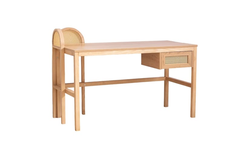 Makwana Skrivbord 130 cm - Natural - Möbler - Bord & matgrupp - Kontorsbord - Skrivbord