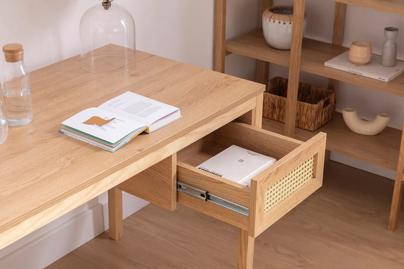Makwana Skrivbord 130 cm - Natural - Möbler - Bord & matgrupp - Kontorsbord - Skrivbord