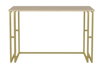 Malem Skrivbord 60x74,8x120 cm - Guld/Brun - Möbler - Bord & matgrupp - Kontorsbord - Skrivbord