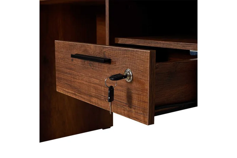 Skrivbord Matulca Valnöt - Valnöt - Möbler - Bord & matgrupp - Kontorsbord - Skrivbord