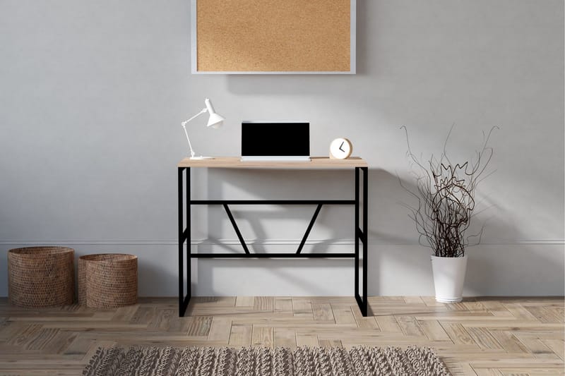 Mitchar Skrivbord 90 cm - Natur - Möbler - Bord & matgrupp - Kontorsbord - Skrivbord