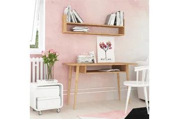 Mod Design Skrivbord 120 cm med Förvaring Vägghylla - Trä - Möbler - Bord & matgrupp - Kontorsbord - Skrivbord