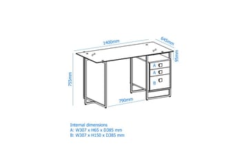 Skrivbord Morgan - Möbler - Bord & matgrupp - Kontorsbord - Skrivbord