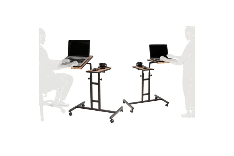 Morse Ståskrivbord 67 cm - Trä/natur/Svart - Möbler - Bord & matgrupp - Kontorsbord - Skrivbord