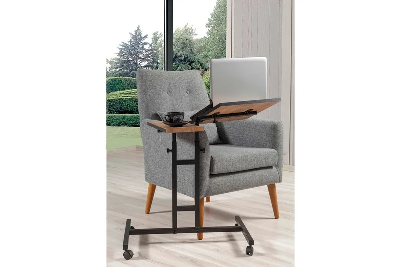 Morse Ståskrivbord 67 cm - Trä/natur/Svart - Möbler - Bord & matgrupp - Kontorsbord - Skrivbord