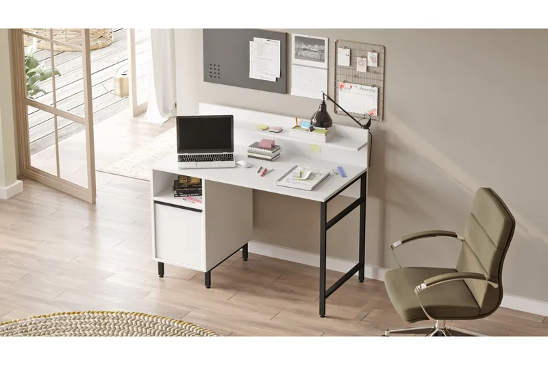 Munetoki Skrivbord 120 cm, Vit