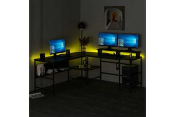 Nafe Hörnskrivbord - Svart - Möbler - Bord & matgrupp - Kontorsbord - Skrivbord - Hörnskrivbord