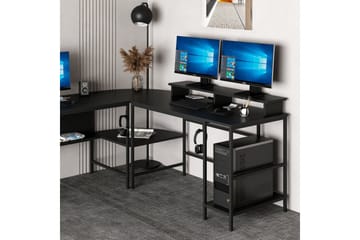 Nafe Hörnskrivbord - Svart - Möbler - Bord & matgrupp - Kontorsbord - Skrivbord - Hörnskrivbord