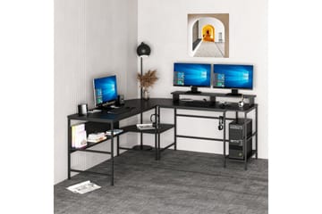 Nafe Hörnskrivbord - Svart - Möbler - Bord & matgrupp - Kontorsbord - Skrivbord - Hörnskrivbord