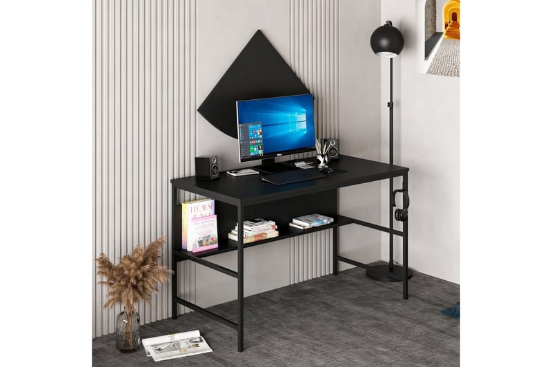 Nafe Skrivbord 120 cm - Svart - Möbler - Bord & matgrupp - Kontorsbord - Skrivbord