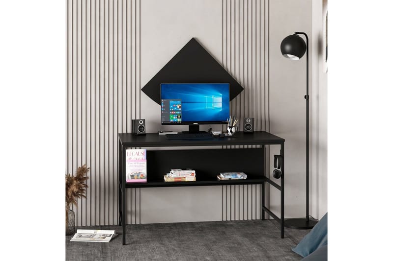 Nafe Skrivbord 120 cm - Svart - Möbler - Bord & matgrupp - Kontorsbord - Skrivbord