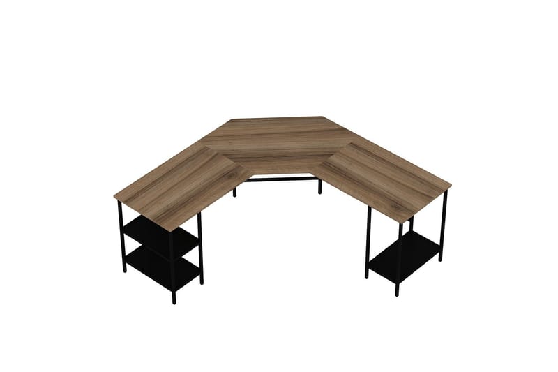 Naina Skrivbord 180 cm - Brun - Möbler - Bord & matgrupp - Kontorsbord - Skrivbord