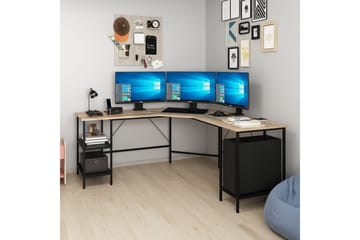 Naina Skrivbord 180 cm - Brun - Möbler - Bord & matgrupp - Kontorsbord - Skrivbord