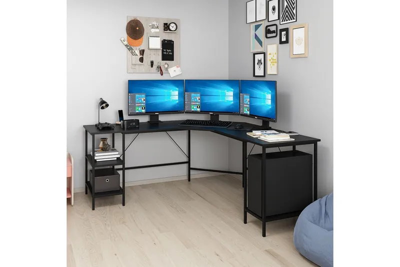 Naina Skrivbord 180 cm - Svart - Möbler - Bord & matgrupp - Kontorsbord - Skrivbord