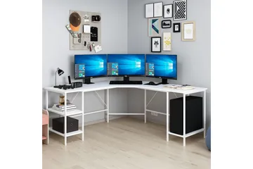 Naina Skrivbord 180 cm - Vit - Möbler - Bord & matgrupp - Kontorsbord - Skrivbord