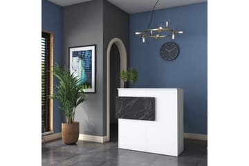 Naruto Skrivbord 110 cm - Marmor/Vit - Möbler - Bord & matgrupp - Kontorsbord - Skrivbord