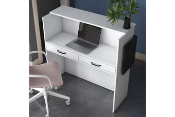 Naruto Skrivbord 110 cm - Marmor/Vit - Möbler - Bord & matgrupp - Kontorsbord - Skrivbord