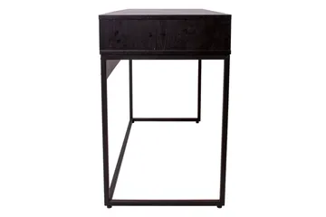 Nauerna Skrivbord 120 cm med Förvaring 2 Lådor - Ekfärg/Svart - Möbler - Bord & matgrupp - Kontorsbord - Skrivbord