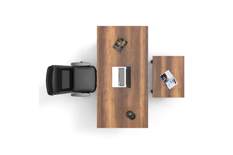 Numandro Skrivbord 180 cm - Teak/Antracit - Möbler - Bord & matgrupp - Kontorsbord - Skrivbord