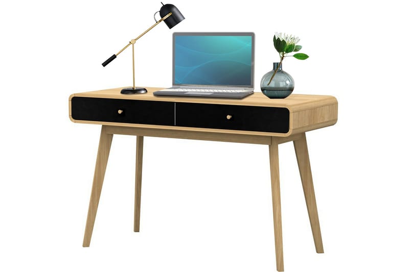 Olivet Skrivbord 120 cm - Natur/Svart - Möbler - Bord & matgrupp - Kontorsbord - Skrivbord