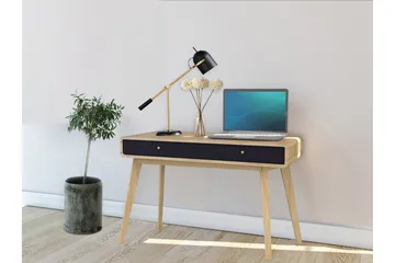 Olivet Skrivbord 120 cm - Natur/Svart - Möbler - Bord & matgrupp - Kontorsbord - Skrivbord