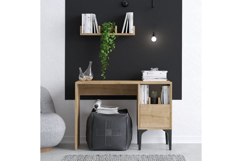 Skrivbord Olla 45x74 cm Brun - Hanah Home - Möbler - Bord & matgrupp - Kontorsbord - Skrivbord
