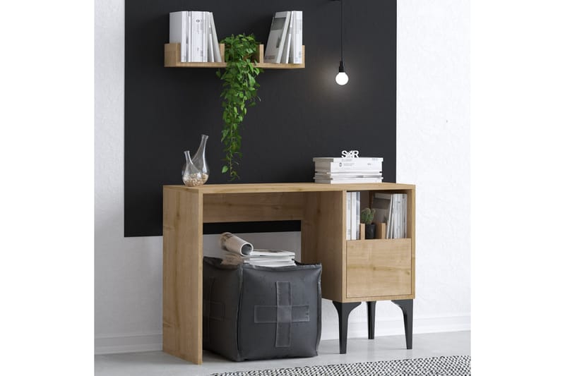 Skrivbord Olla 45x74 cm Brun - Hanah Home - Möbler - Bord & matgrupp - Kontorsbord - Skrivbord
