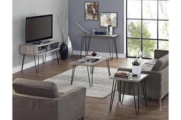 Owen Skrivbord 102 cm Grå/Svart - Dorel Home - Möbler - Bord & matgrupp - Kontorsbord - Skrivbord