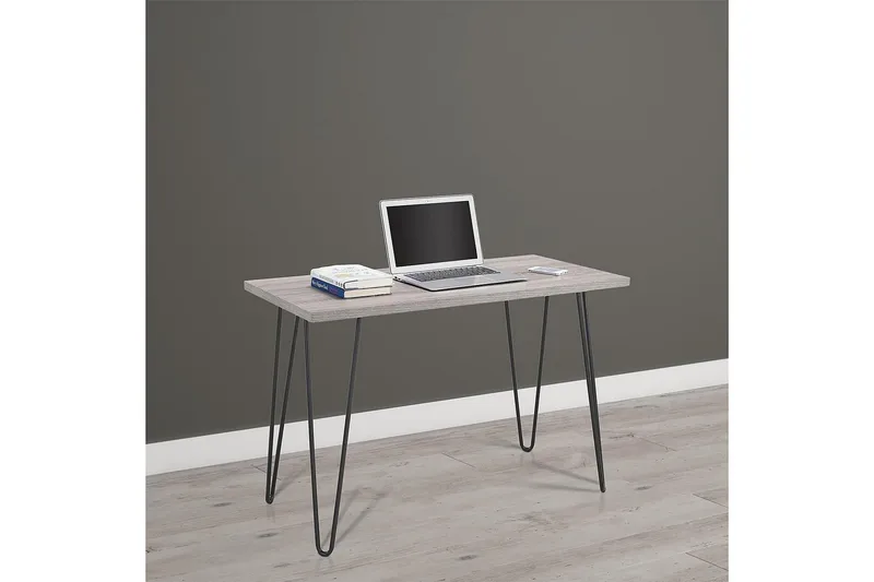 Owen Skrivbord 102 cm Grå/Svart - Dorel Home - Möbler - Bord & matgrupp - Kontorsbord - Skrivbord