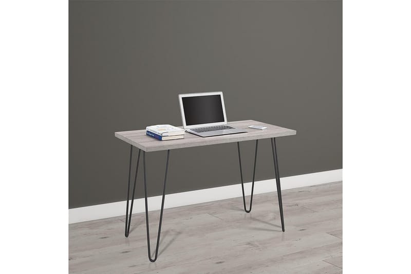 Owen Skrivbord 102 cm Grå/Svart - Dorel Home - Möbler - Bord & matgrupp - Kontorsbord - Skrivbord