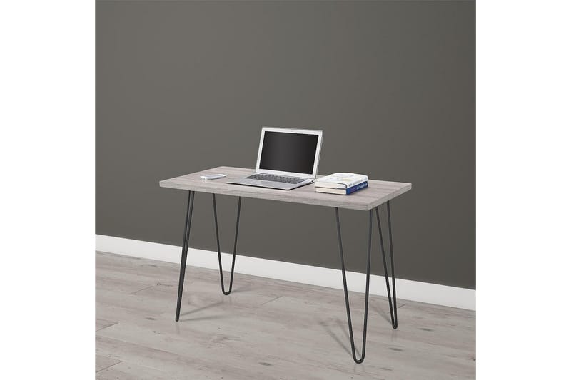 Owen Skrivbord 102 cm Grå/Svart - Dorel Home - Möbler - Bord & matgrupp - Kontorsbord - Skrivbord