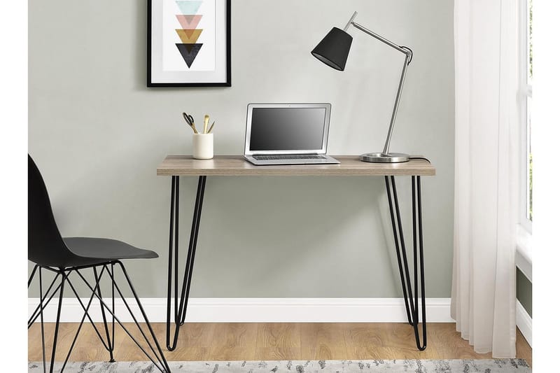 Owen Skrivbord 102 cm Natur/Svart - Dorel Home - Möbler - Bord & matgrupp - Kontorsbord - Skrivbord