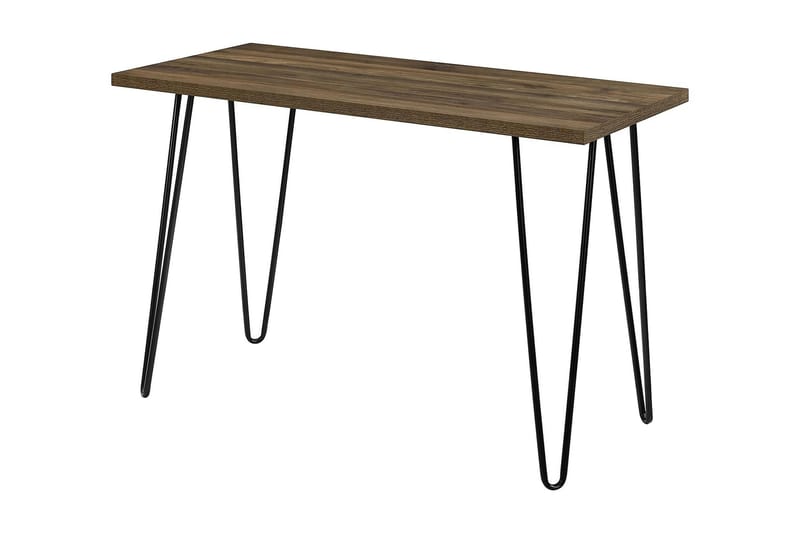 Owen Skrivbord 102 cm Valnötsbrun/Svart - Dorel Home - Möbler - Bord & matgrupp - Kontorsbord - Skrivbord