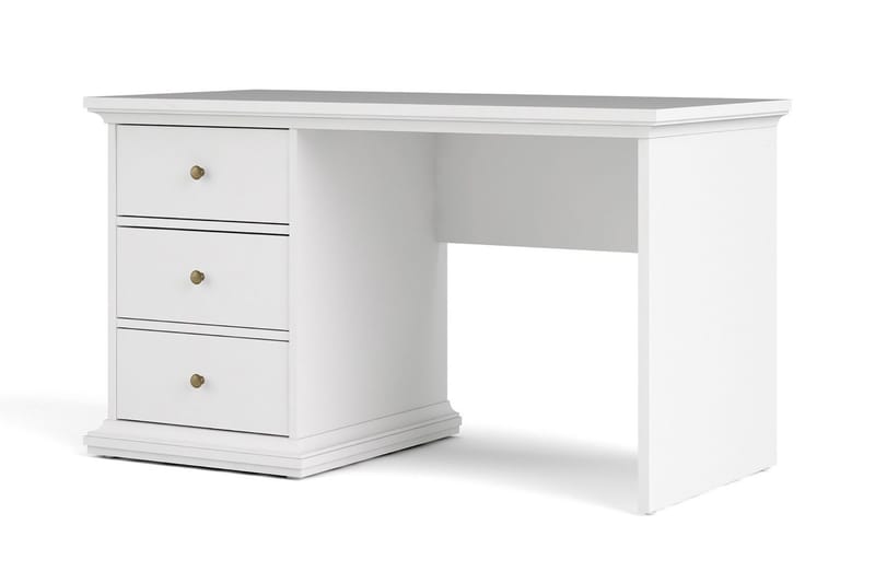 Paris Skrivbord 130 cm - Vit - Möbler - Bord & matgrupp - Kontorsbord - Skrivbord