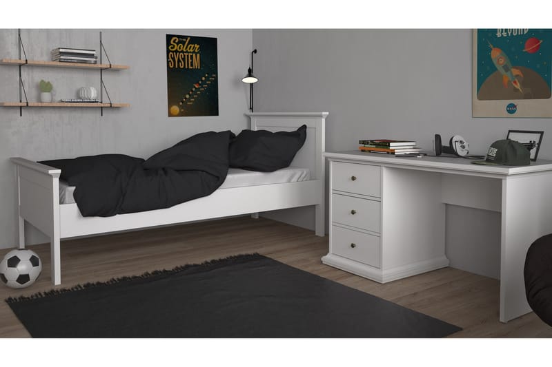 Paris Skrivbord 130 cm - Vit - Möbler - Bord & matgrupp - Kontorsbord - Skrivbord