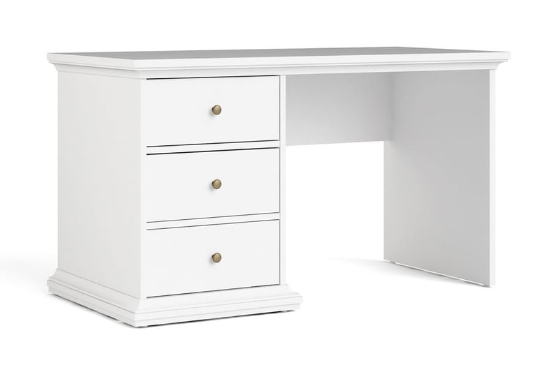 Paris Skrivbord 130 cm - Vit - Möbler - Bord & matgrupp - Kontorsbord - Skrivbord