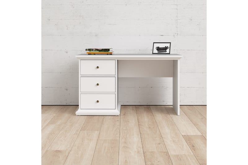 Paris Skrivbord 130 cm - Vit - Möbler - Bord & matgrupp - Kontorsbord - Skrivbord